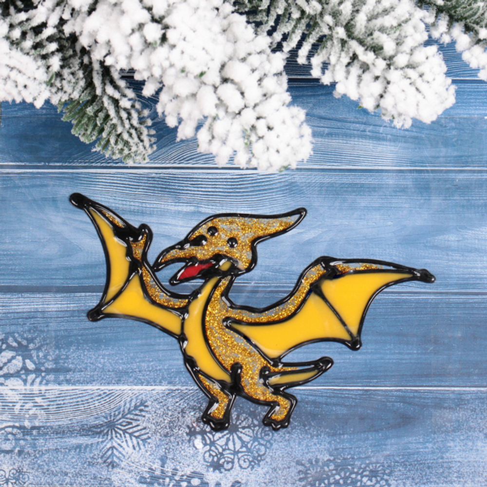 Наклейка на стекло «Дракоша» 15*20 см