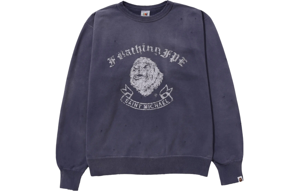 A Bathing Ape X Saint Mxxxxxx Gorilla Crewneck