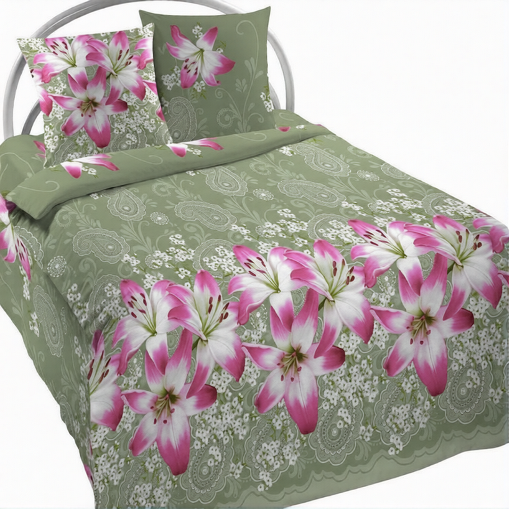 Комплект постельного белья "П37. 94382", бязь Шуйская Премиум, 100% хлопок.