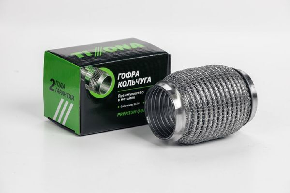 Гофра 60/120 (AISI 304 wire mesh, interlock) P60120WM