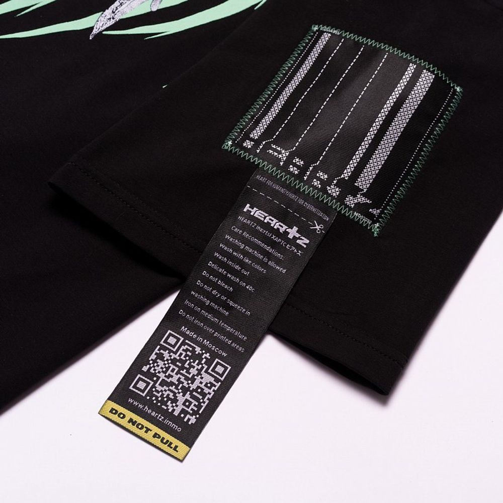 Футболка Heartz «Grime» Black T-Shirt