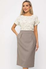 Платье Юстина (бежевое) П13663-16М LT Collection