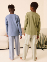 Пижама для мальчика NextE47-921, 2 шт., Хаки, Светло-синий