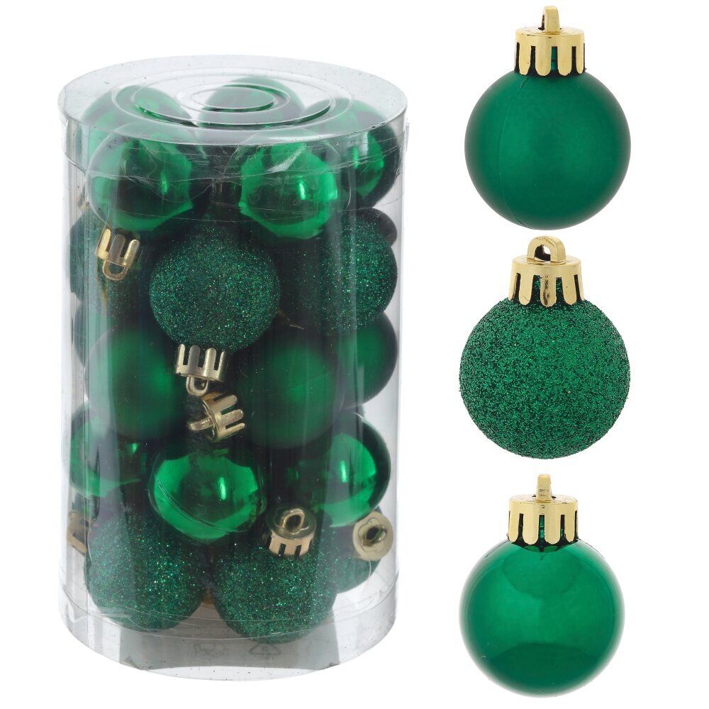 GAEM Набор из 25шт Украшение новогоднее "Шар", D 3 см, L8 W8 H13 см