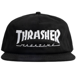 Кепка Thrasher MAG LOGO	BLACK/WHITE SNAPBACK