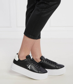 Кожаные кроссовки bold platf low lace CALVIN KLEIN JEANS - черный(YW0YW01431)