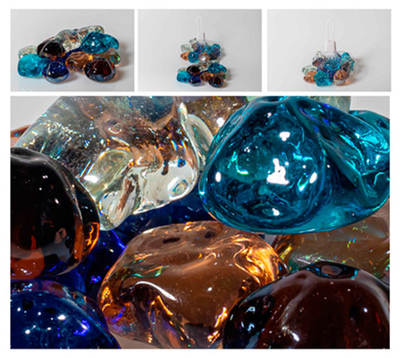 Марблсы в сетке МИКС звёздочки 17-19мм 200гр