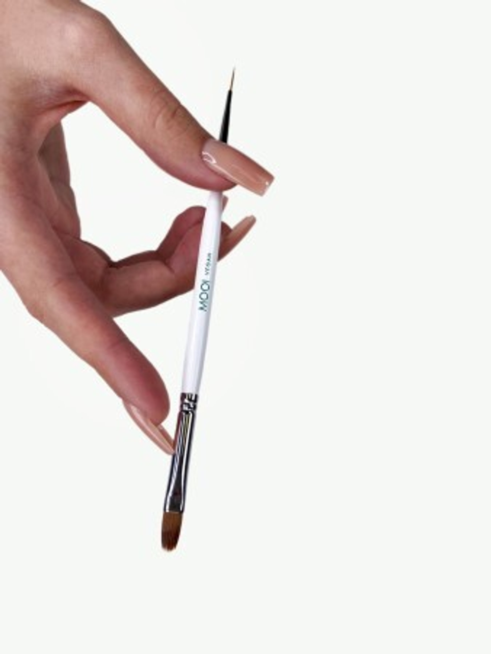 Двусторонняя кисть "Лепесток/Лайнер" MOOI / Double ended Nail Brush "Petal/Liner" MOOI