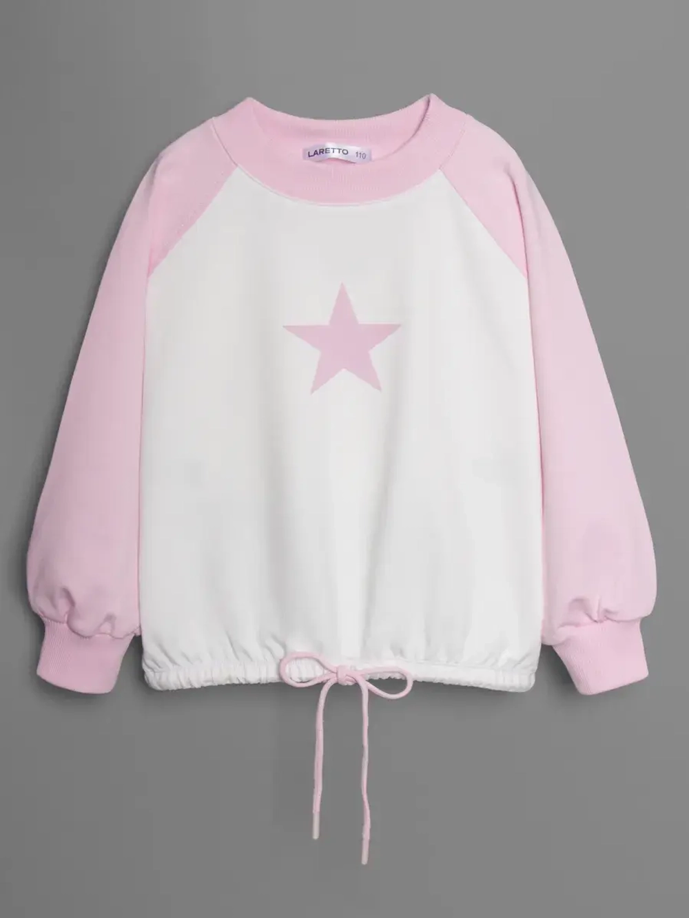 Свитшот для девочки осенний с завязками