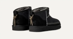 UGG Угги Classic Ultra Mini Biarritz, черный