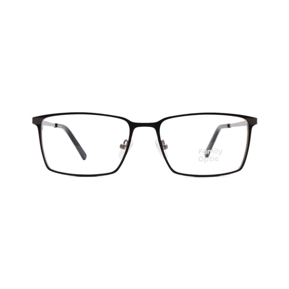 Оправа прямоугольная Family Optic MM4040 C2 серебряная с черным