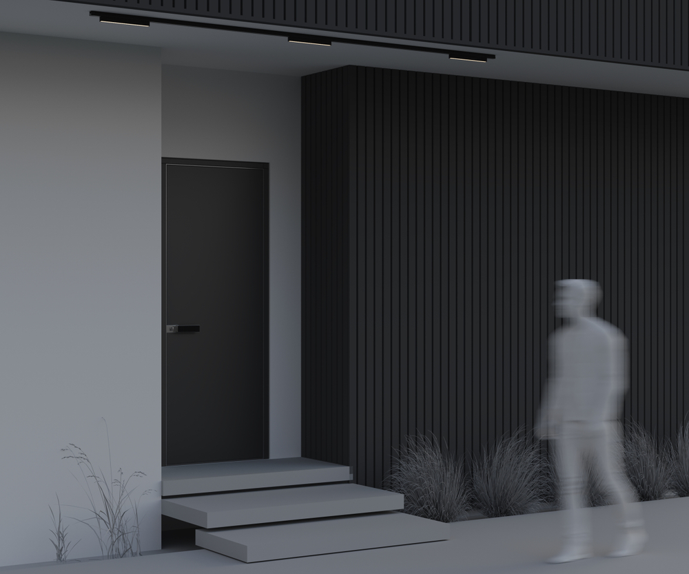 Уличный трековый светильник Outdoor O-TR02-1-S-12WB4K