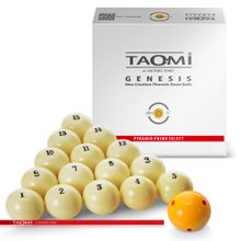 Шары TAO-MI GENESIS 67 мм Желтый биток с точками