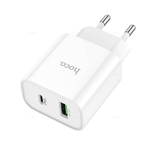 Зарядное устройство Hoco C80A Plus 20W PD + QC3.0 (white)