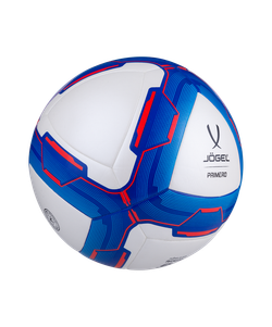 Мяч футбольный Primero №4, белый/синий/красный