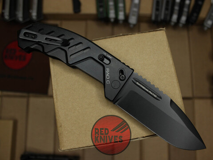 Нож Extrema Ratio RAO C - рукоять черная алюминий, клинок черный