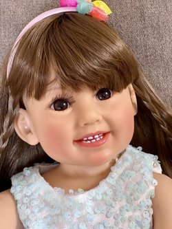 Кукла Реборн виниловая 55см в пакете (FA-041)