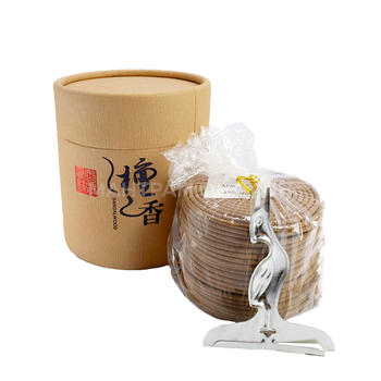 Благовония спирали Сандаловое дерево малый тубус 48 спиралей