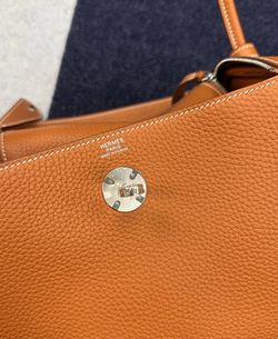 Сумка Hermes Lindy Gold Palladium Hardware