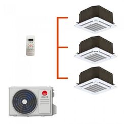 Мульти сплит-система CHERBROOKE кассетная на 3 комнаты (30+35+50 кв.м.)