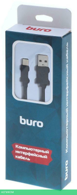 Кабель Buro BHP RET TYPEC1 BL 1м черный