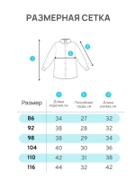 Рубашка нарядная с бабочкой