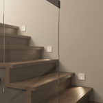 DK1030-WH Светильник встраиваемый в стену, IP 20, LED 3000K, 3 Вт, белый, алюминий