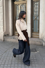 Свитшот из интерлока с эффектом «потертости» - ZARA