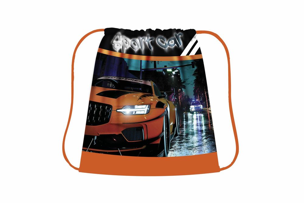 Сумка д/обуви 490*410 MAX, ткань "Погоня в Майами 2022" (Пчелка)