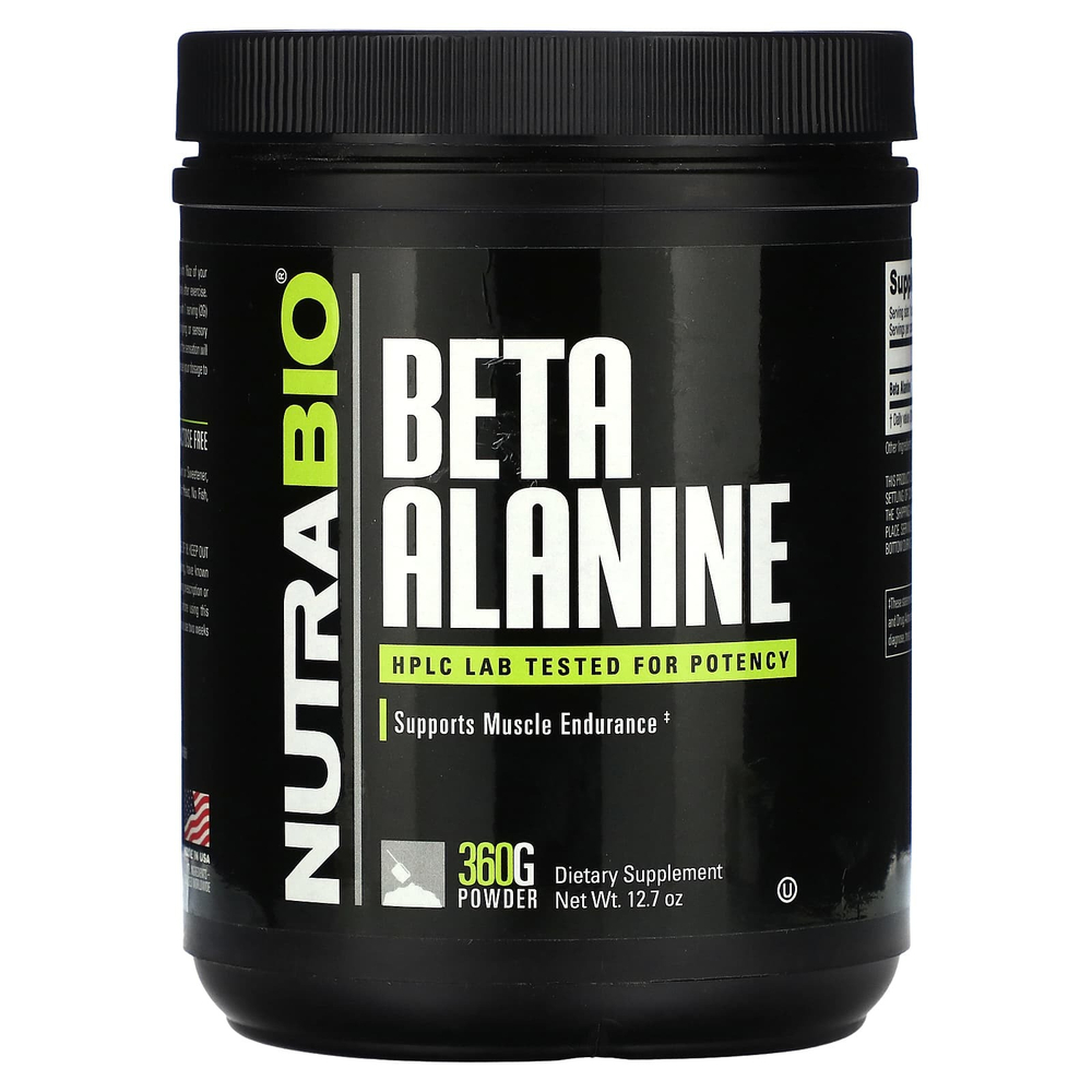 NutraBio, бета-аланин, 360 г (12,7 унции)