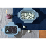 Контейнер для запекания, хранения и переноски продуктов в чехле smart solutions, 1050 мл, синий