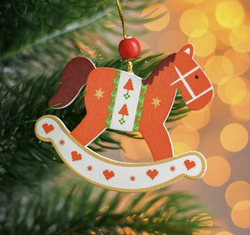 "Лошадка" 0,5×8×7 см , дерево