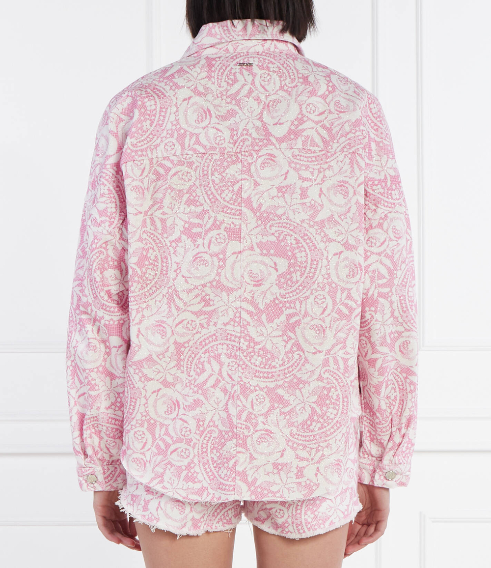 Джинсовая куртка Liu Jo - розовый(UA4243 T4437)