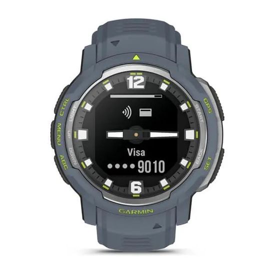 Умные часы Garmin Instinct Crossover - Standard Edition, синий гранит