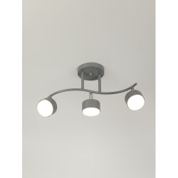 Светильник настенно-потолочный спот Rivoli Vivien 7077-703 3хGX53 15 Вт поворотный | Споты-Подсветки