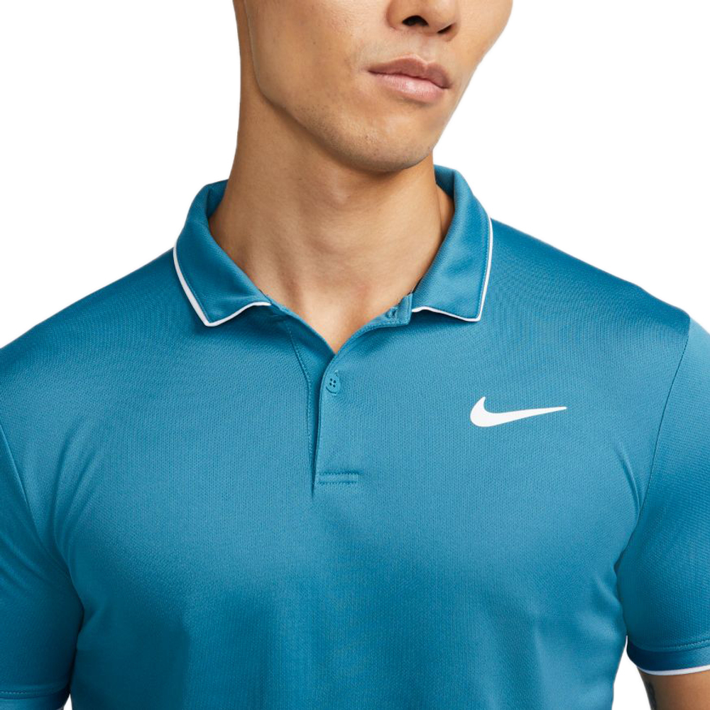 Мужское поло теннисное Nike Court Dri-Fit Victory Polo M - riftblue/white
