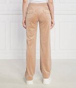 Спортивные штаны Del Ray Classic Velour Pant Pocket Design GOLD HW Juicy Couture - бежевый(JCAP180G)