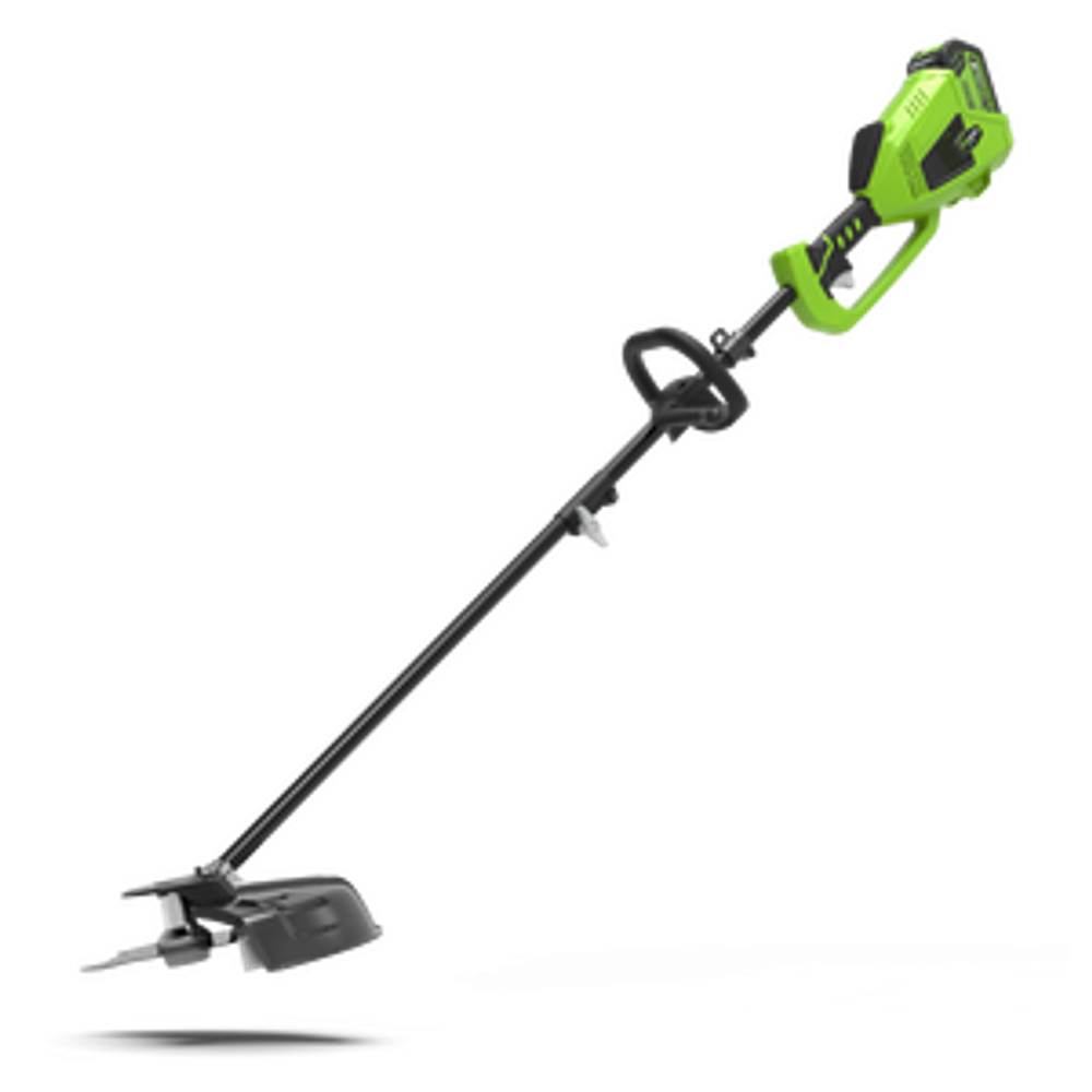 Аккумуляторный триммер Greenworks GD40BCK5B, 40v, 35 см, АКБ 5 А·ч и быстрое ЗУ