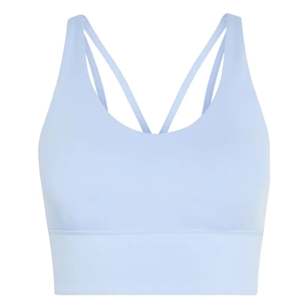 ТОП теннисный Adidas 3 Stripes Studio All Me Light Support - glow blue
