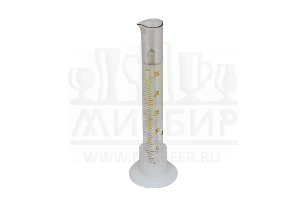 Цилиндр мерный стеклянный, 25 мл
