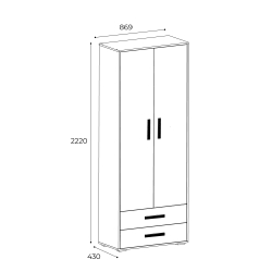 Шкаф для одежды Стич