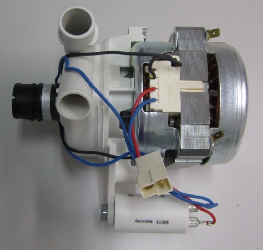 Насос циркуляционный для посудомоечной машины Beko (Беко)/Indesit/Ariston с улиткой в сборе - 9187518054, 076627