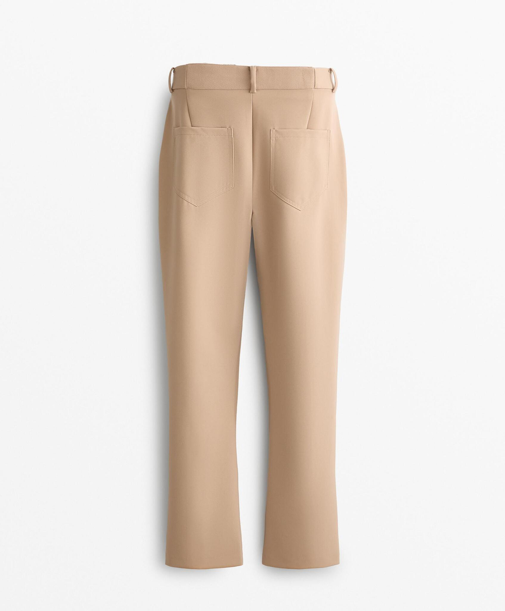 OYSHO Брюки из твила, верблюжий