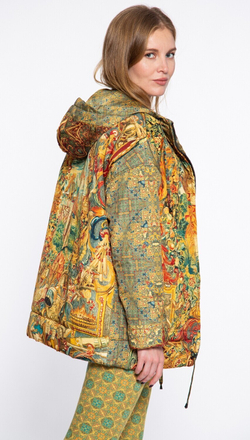 Куртка «Четыре стихии», по мотивам фламандских гобеленов 17 века "Времена года, четыре стихии"