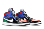 Кроссовки Jordan Air Jordan 1 Mid Se Patent Blend (Женская размерная сетка)