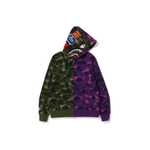 A BATHING APE Color Camo Shark Full Zip Hoodie FW22