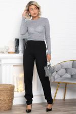 Брюки трикотажные Броуди (черные) Б15048-8М LT Collection