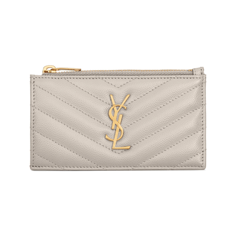 Картхолдеры и кошельки SAINT LAURENT YSL Monogram Logo, 607915-BOW01-9207