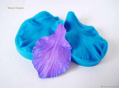 Силиконовый молд вайнер «Лепесток бородатого ириса», 5,5см