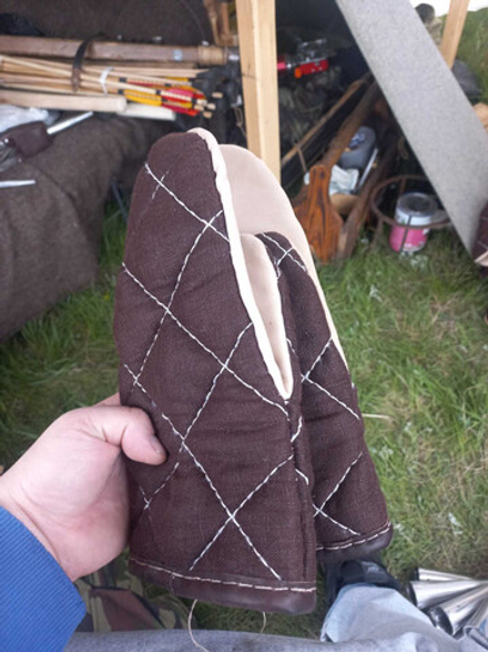 Рукавицы стёганые